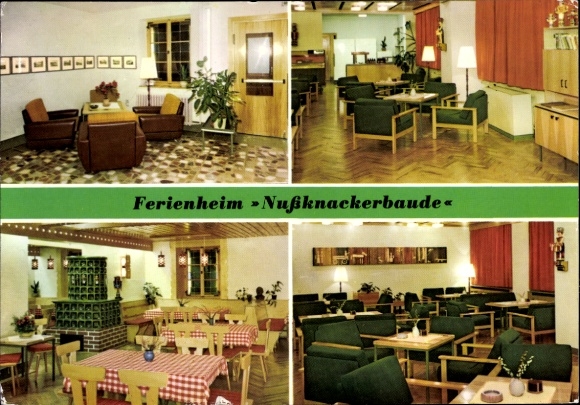 Ak Seiffen im Erzgebirge, Ferienheim Nußknackerbaude