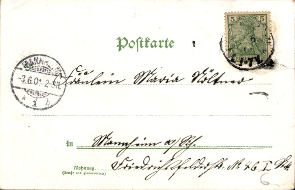 Chromo-Litho Offenbach am Main Hesse, Castle