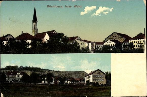Ak Büchlberg in Niederbayern, Blick auf den Ort