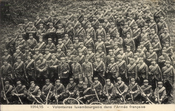 KP Ochotnicy luksemburscy w armii francuskiej, 1914/15