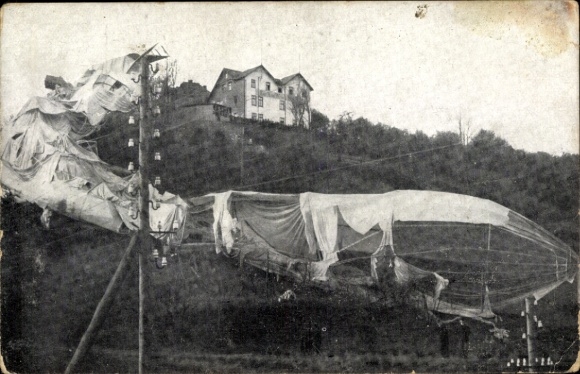PC Limburg-Weilburg, airship disaster, stranding of Zeppelin Z II, Hotel Webersberg