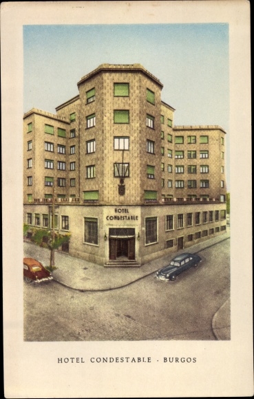 Postcard Burgos Kastilien und León, Hotel Condestable