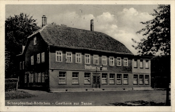 Ak Schnepfenthal Rödichen Waltershausen im Thüringer Becken, Gasthaus zur Tanne