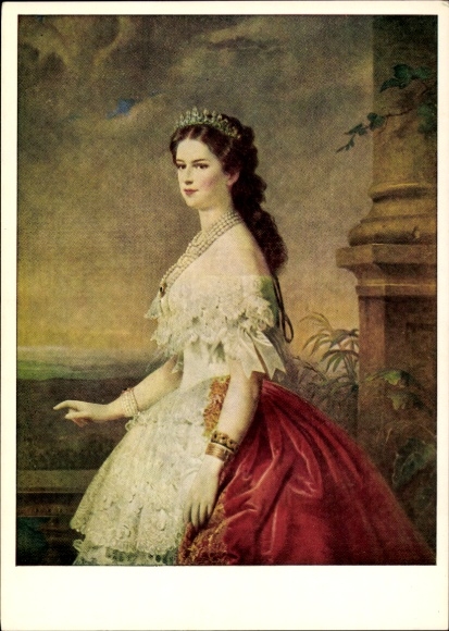 Künstler Ak Kaiserin Elisabeth, Portrait