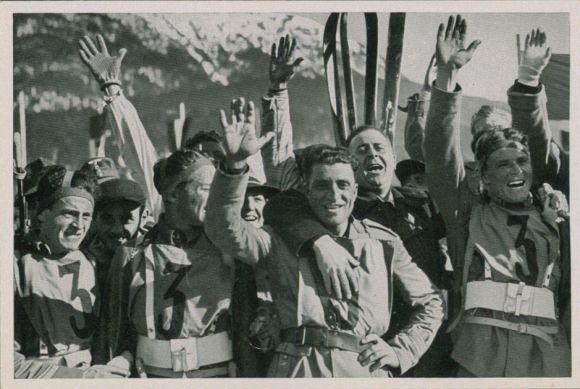 Collector's card Olympics 1936, Italian team, military patrol