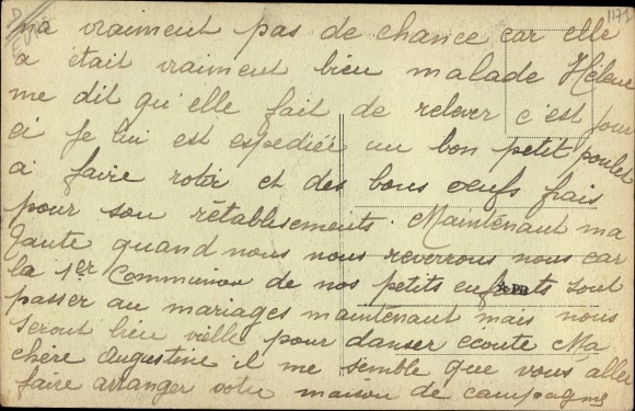 Postcard Brionne Eure, Avenue de la Gare