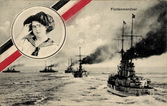 Fleet Maneuvers, German Warships, Imperial Navy