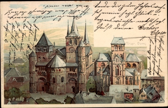 Kunstenaar Litho Hammel, Otto, Trier in Rijnland-Palts, kathedraal