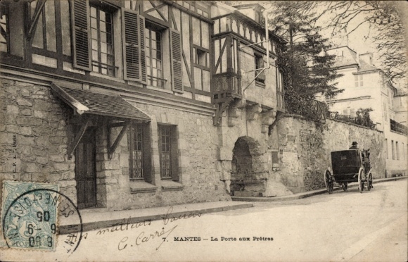 Ak Mantes Yvelines, Porte aux Pretres