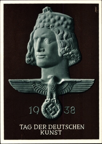 Ganzsachen Ak München Bayern, Tag der Deutschen Kunst 1938, PP 127 C 33