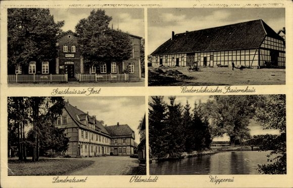 KP Oldenstadt Uelzen w Dolnej Saksonii, Gasthaus zur Post, gospodarstwo rolne, starostwo