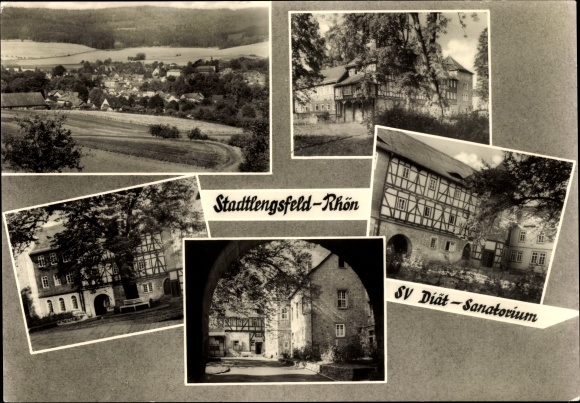 PC Stadtlengsfeld in the Rhön Thuringia, place with surroundings, SV diet sanatorium
