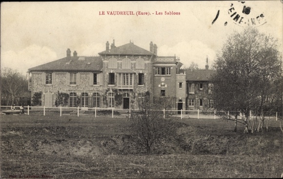Postcard Le Vaudreuil Eure, Les Sablons