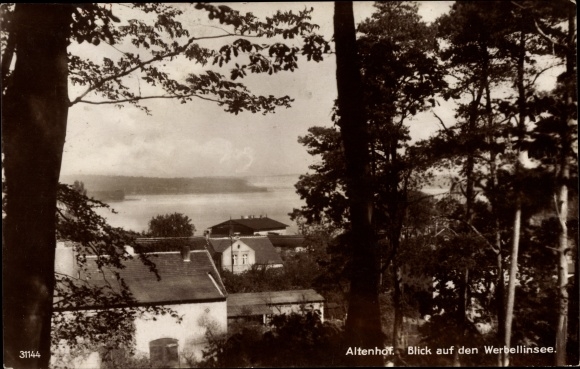 PC Altenhof Schorfheide am Werbellinsee, lake view over the town