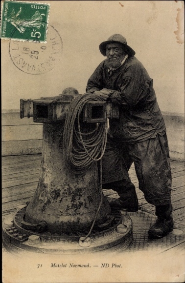 Postcard Matelot Normand, Seaman