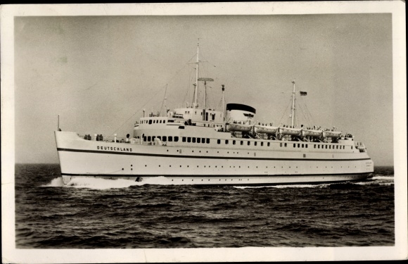 Ansichtkaart veerboot Duitsland