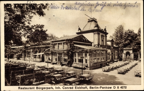 PC Berlin Pankow, Restaurant Bürgerpark