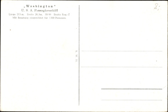 Ak Steamboat Washington, United States Lines, USL