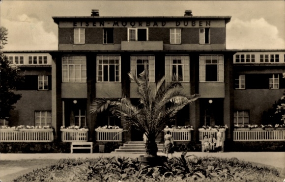 Postcard Bad Düben an der Mulde, Eisenmoorbad, Kurhaus