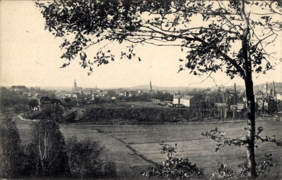 Postcard Königsbrück in Upper Lusatia, general view