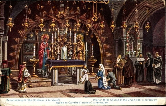 KP artystyczna Perlberg, F., Jerozolima Izrael, Kościół Kalwarii
