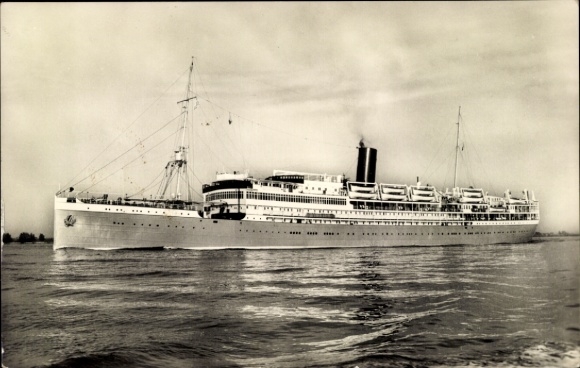 Ak Schip MS Sibajak, Koninklijke Rotterdamsche Lloyd, KRL