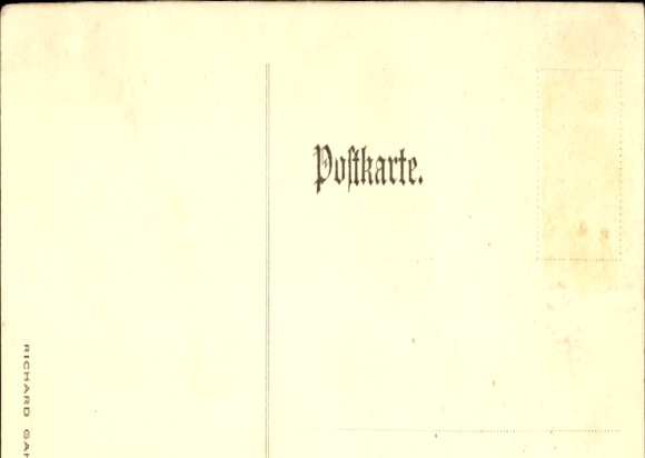 Studentika Postcard Berlin, Corps Franconia, Coat of Arms, RSC