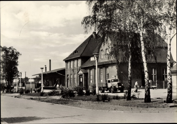Ak Torgelow an der Uecker, Bahnhof