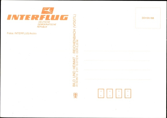 PC German passenger aircraft, Interflug, DDR SEL, pilots, stewardess