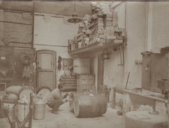 Original Foto Schlesien Zabrze (ehem. Hindenburg), Brauerei(?), Fassmacherei(?), um 1900