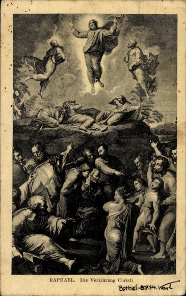 Ak Bethel Bielefeld in Nordrhein Westfalen, RAPHAEL. Die Verklärung Christi, Gemälde von Rafael