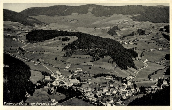 Ak Todtmoos im Schwarzwald, Fliegeraufnahme