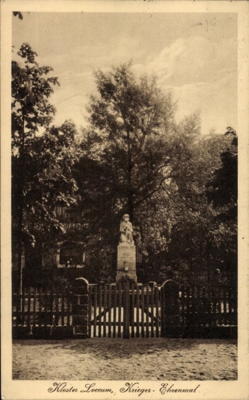 Ak Loccum in Niedersachsen, Kloster Loccum, Krieger-Ehrenmal
