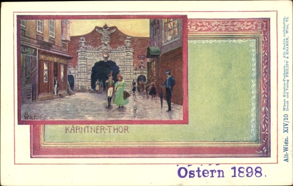Artist PC Wilt, Vienna 1. Inner city Austria, Kärntnertor