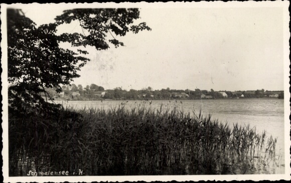 Ak Schmalensee in Holstein, gedeeltelijk uitzicht, panorama