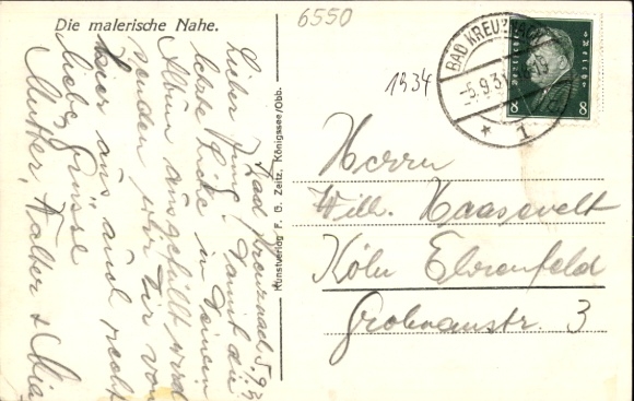 Ak Bad Münster am Stein Bad Kreuznach an der Nahe, Gradierwerk m. Rheingrafenstein, Natur, Lan...