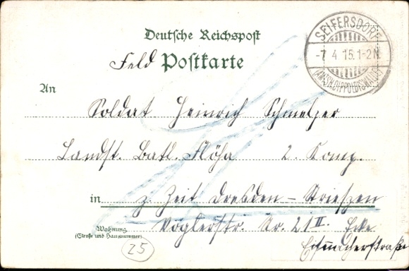 Chromo-Litho Borlas Klingenberg in the Ore Mountains, school, hereditary court, inn, Flechsig's summer resort