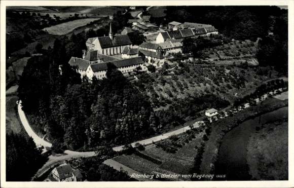 Postcard Altenberg in the Ore Mountains, Altenberg near Wetzlar from the plane