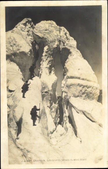 CPA Chamonix, Les Grands Seracs du Mont Blanc
