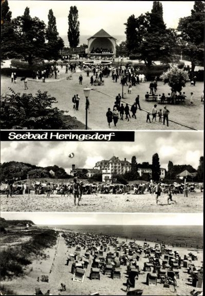 10 old PCs Ostseebad Heringsdorf on Usedom, various views