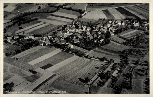 Ak Stublang Bad Staffelstein am Main Opper-Franken, luchtfoto