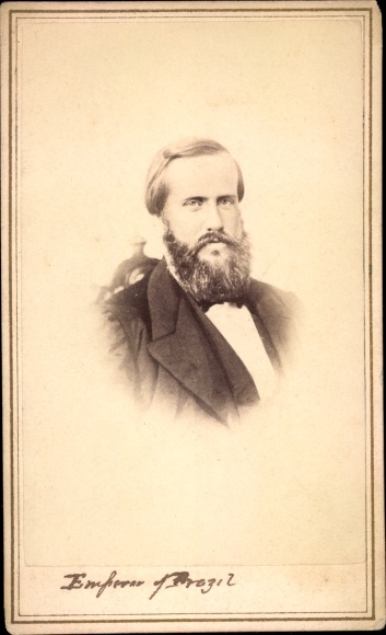 CdV Peter II, Emperor of Brazil, Dom Pedro II.