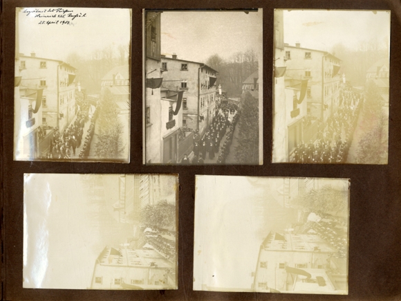Photo album Greiz 85 original photos 1900-1922 Zeppelin flooding funeral Prince Heinrich XXII. re