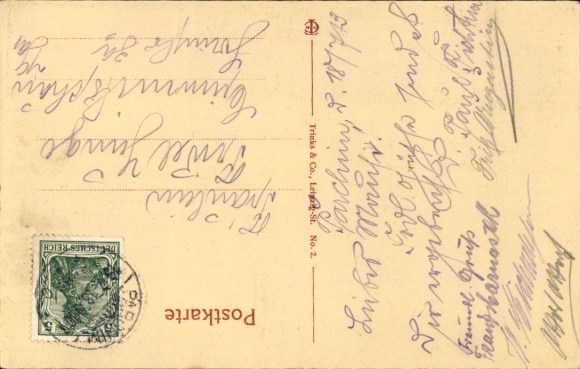 Postcard Parchim in Mecklenburg, Wasserberg, Bridge