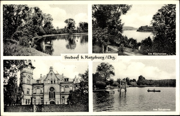 Postcard Seedorf bei Ratzeburg Lauenburg, Am Küchensee, Am Schaalsee