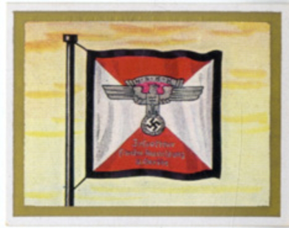 Sammelbild III. Reich Fahnen und Standarten Nr. 65, Buch 1, Kommandoflagge des Inspekteurs