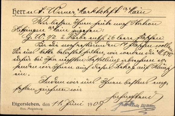 Chromo-Litho Etgersleben Börde Hakel Saxony Anhalt, cigar factory Gebr. Weckmann