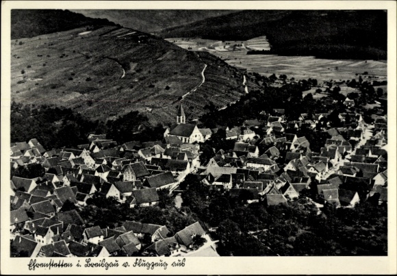Postcard Ehrenstetten Ehrenkirchen im Breisgau, aerial photograph