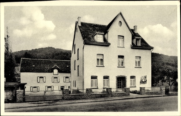 Postcard Antweiler an der Ahr, school camp in Duisburg