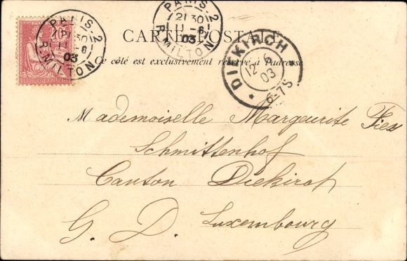 Postcard Colombes Hauts de Seine, Avenue Menelotte, Arrivee du Train